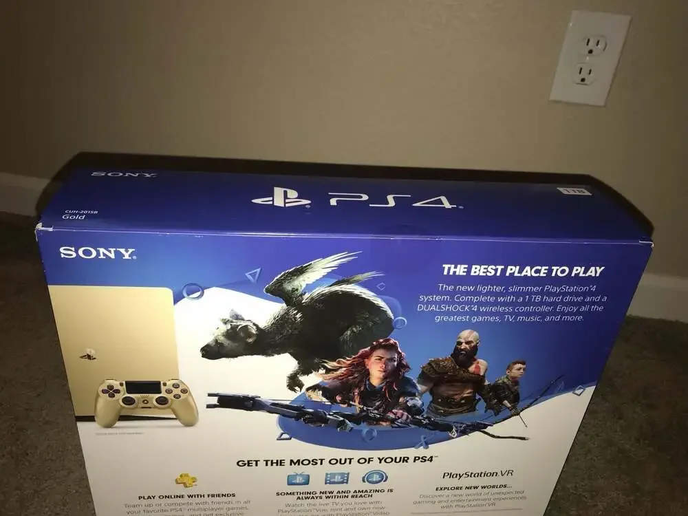 Sony PlayStation 4 PS4 1TB Slim Console Gold Edition CUH-2015B